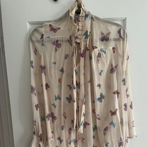 Paige butterfly blouse